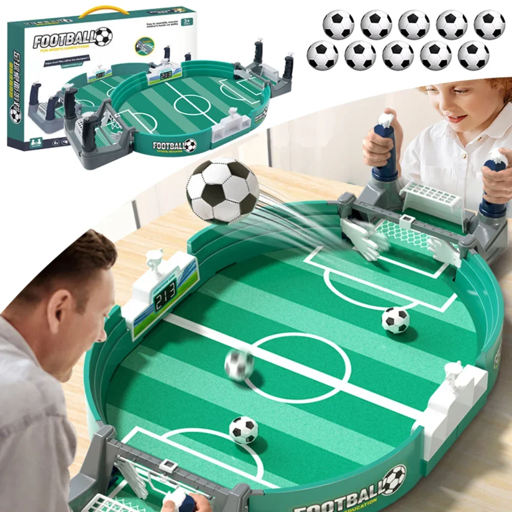 Voetbal Tafelvoetbal Bordspel Voor Familiefeest Spel Tafelblad Speelbal Voetbal Speelgoed Draagbare Sport Outdoor Speelgoed Cadeau Voor Kinderen