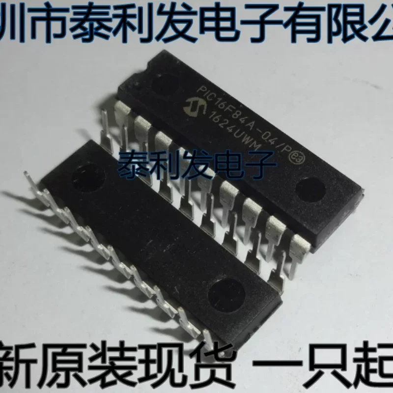Imported microcontroller PIC16F84A-04/P PIC16F84 DIP18, brand new in stock, starting from one unit for sale