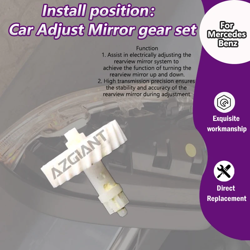

For Mercedes Benz E87/-Class W213 C238/E250/W212/E400/E550/E-Class W212 W207 Car Side View Mirror adjust Accessories gear tool