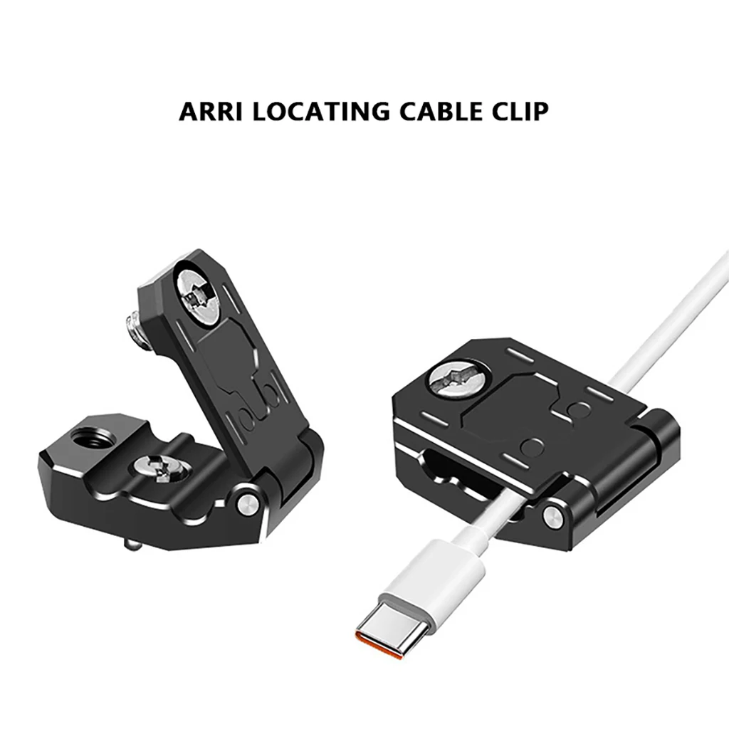 Kamerakabelklemme mit 1/4 Zoll Arri-Schraube für Kamerakäfig-Rig, HDMI-kompatibler Kabelclip für 4 mm 5 mm 6 mm 8 mm Kabel – Detail 4