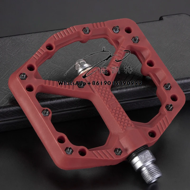 

Nylon Non-slip MTB Road Bicycle Pedales Ultralight Waterproof Cycling Bike Platform Pedal