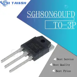 5PCS  SGH80N60UFD G80N60 80N60 80A 600V TO-3P Ultrafast IGBT new original