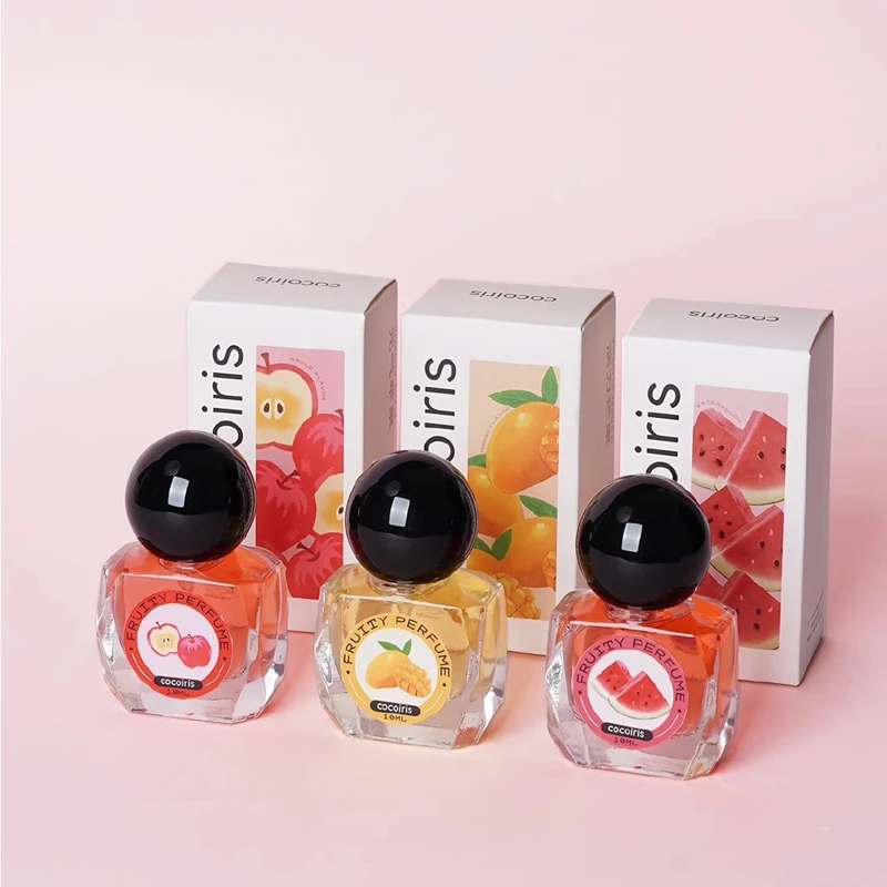 

Popular Fruity Fragrance Perfume Spray Apple Coconut Grape Mango Summer Flavor Vitality Long-Lasting Fresh Clothes Perfume 10ml