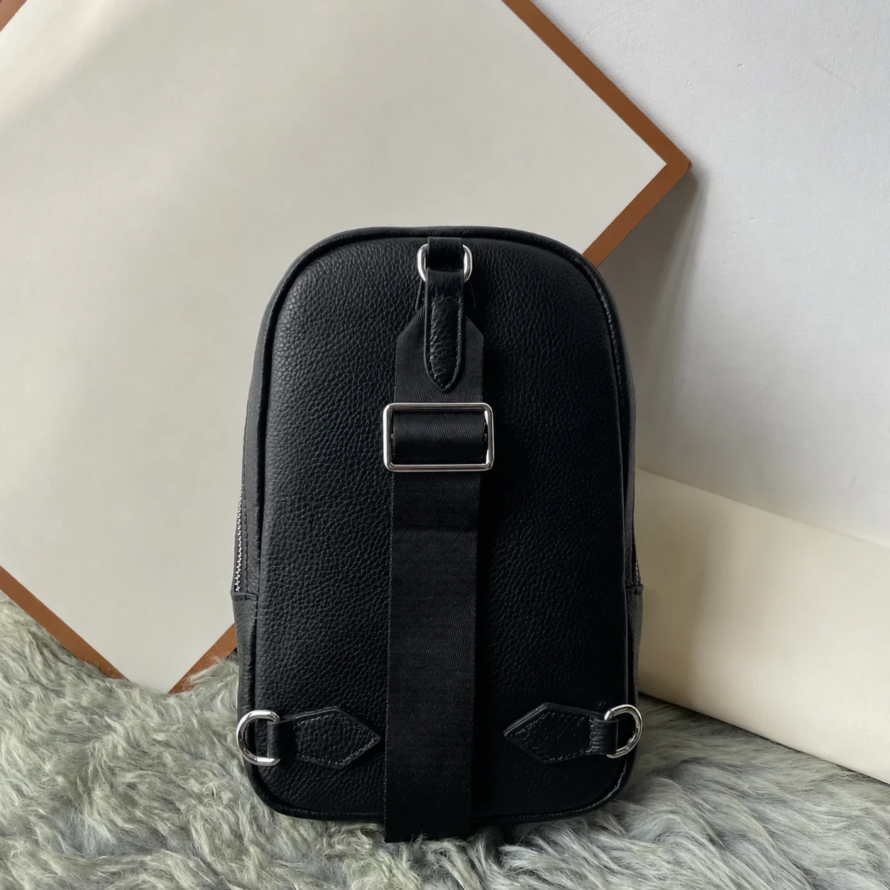 Classic Mens Chest Bags Luxury - Leather Work Bag Mens ulasan dan harga