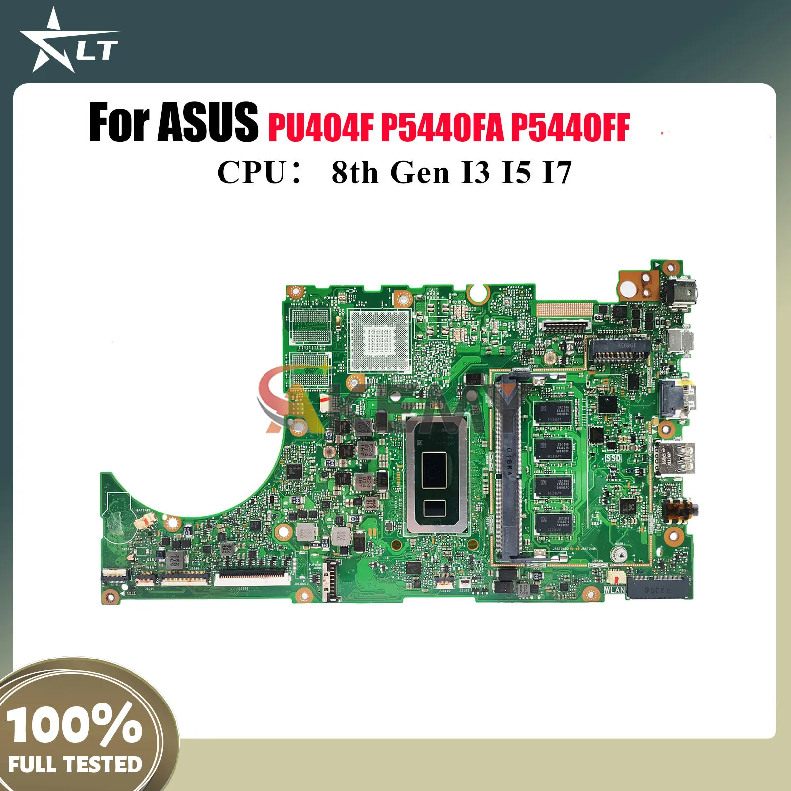 

P5440FA Материнская плата для ноутбука ASUS ProArt P5440FA PU404F P5440F P5440FF Материнская плата для ноутбука с процессором I3 I5 I7 100% tests OK stk