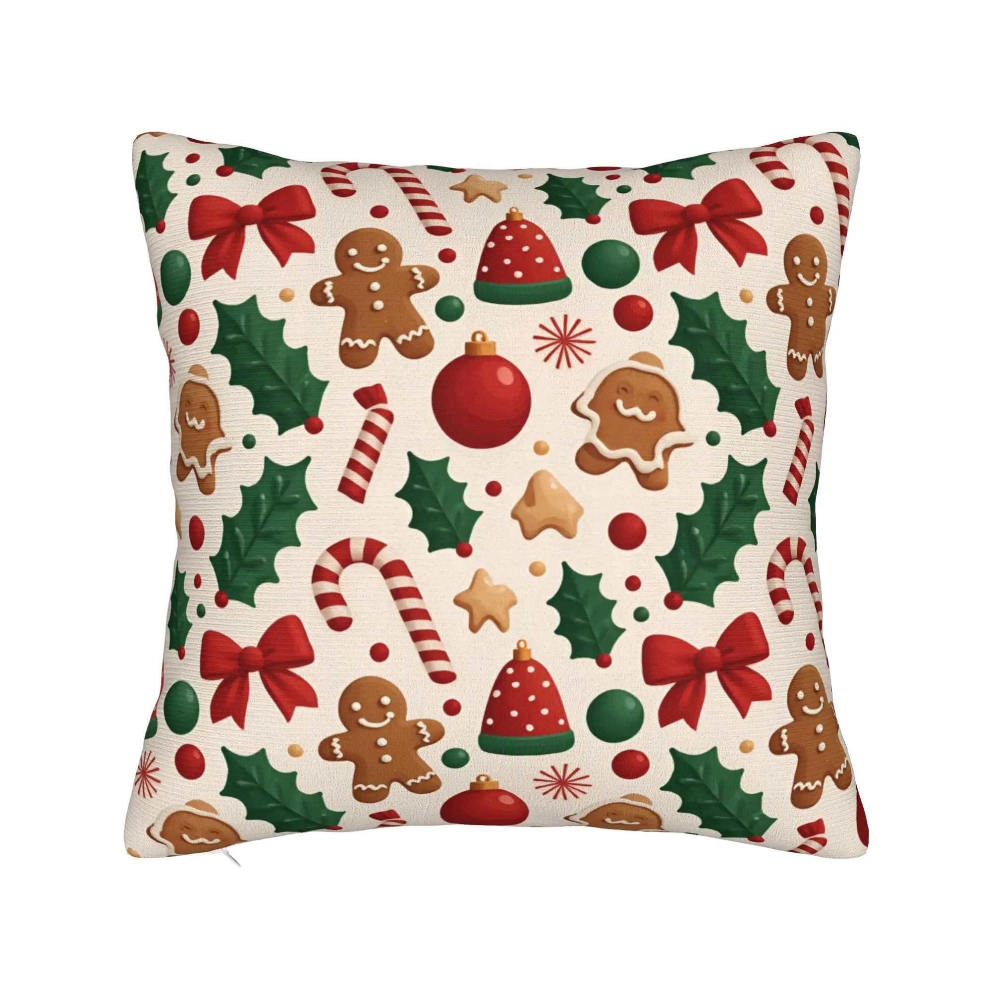 Soft and Sweet Home Christmas xmas Santa Claus Decoration Pillowcases Merch  Pillow Covers Zipper Multi-Size