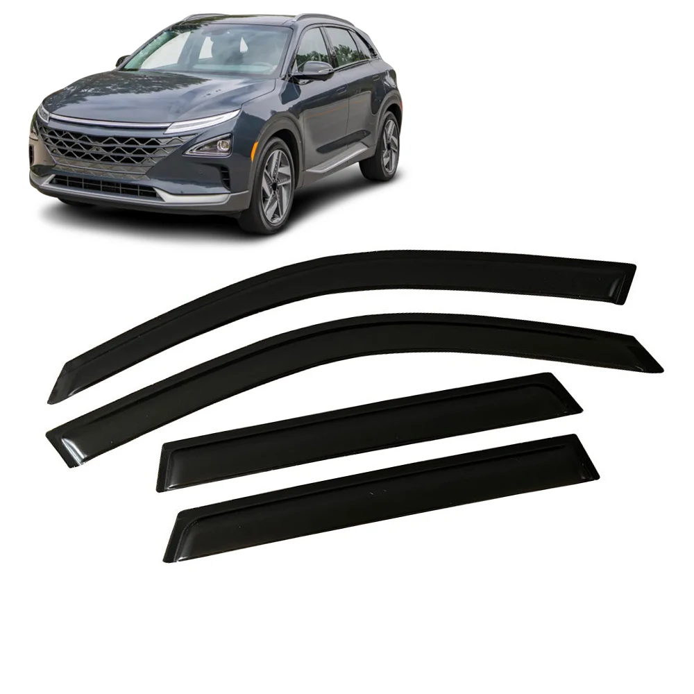 

Window Visor for HYUNDAI NEXO 2019 2020 2021 2022 2023 2024 Wind Deflectors Rain Guards Door Visor Vent Shades Ventvisor