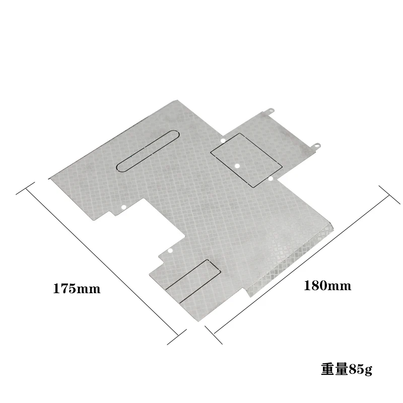 Rcトラック,シミュレーション車,DIYパーツ玩具,1:14タミヤ,Scania r730,r620,r470,56323, 1個用の装飾的な金属製滑り止めプレート