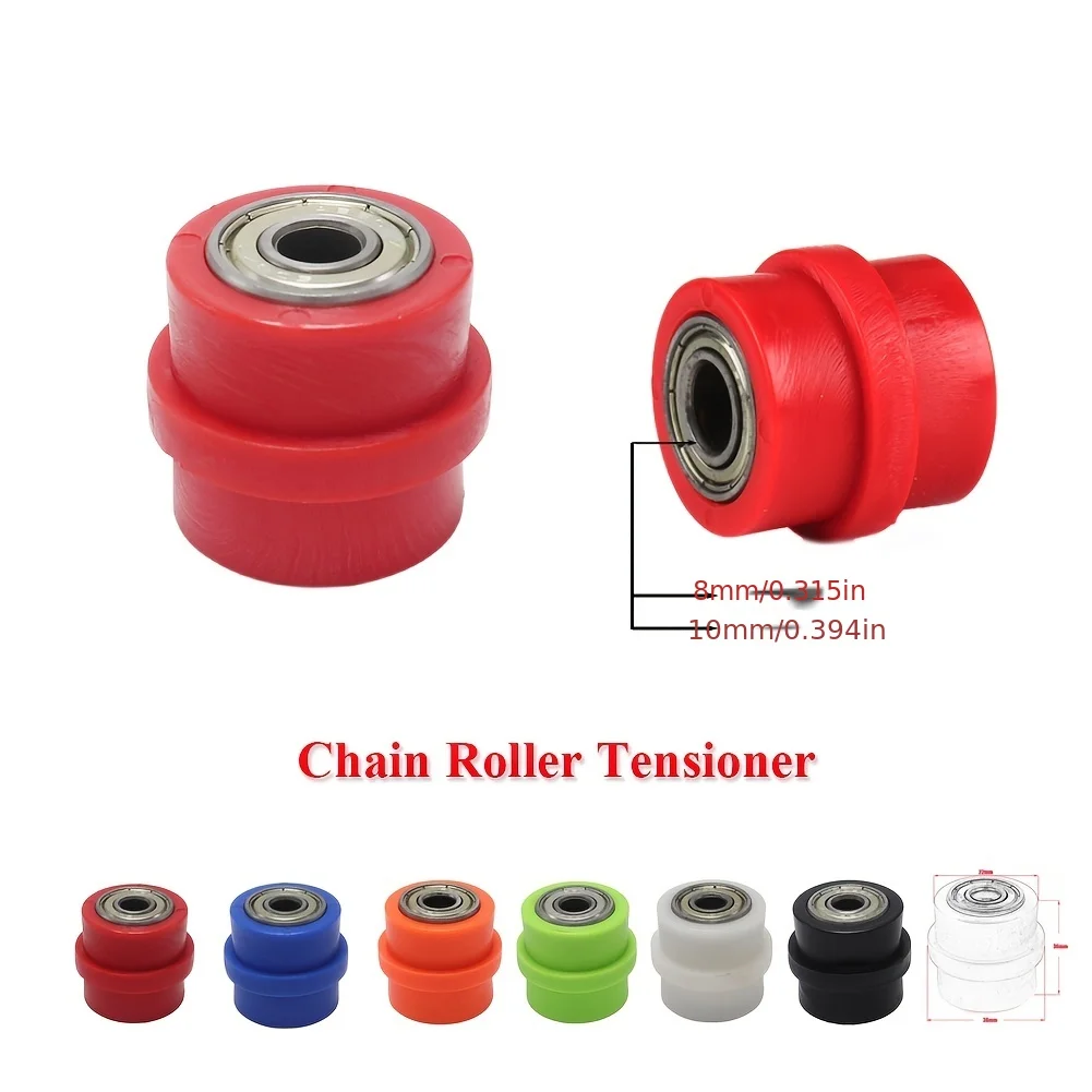 Drive Chain Roller Tensioner Bike Pulley Wheel Slider Guide For Street Enduro Motorcycle Motocross ATV CRF CR XR YZ WR 8mm 10mm