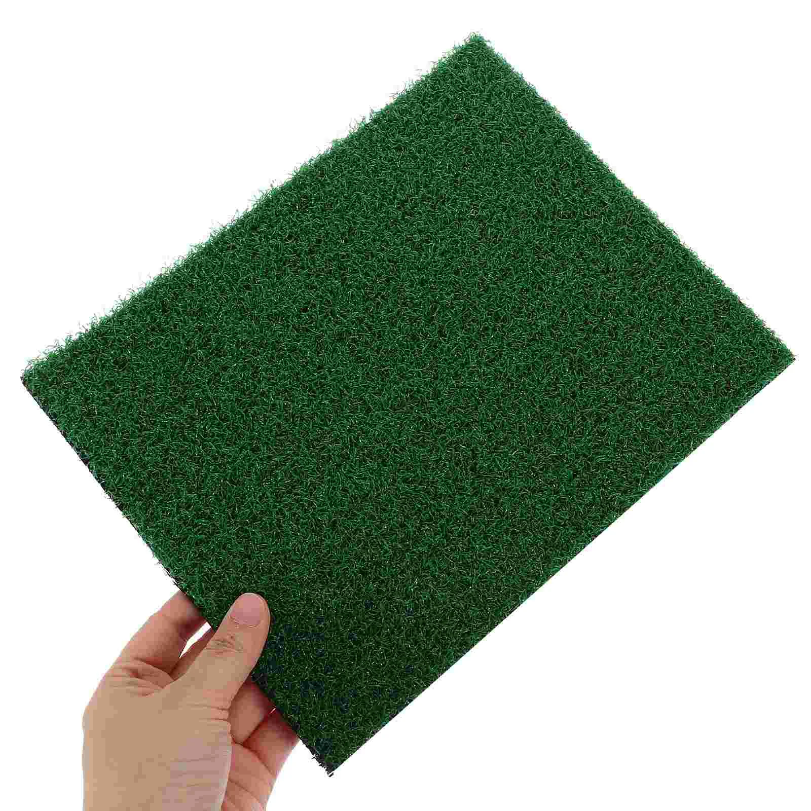 Artificial Turf Mat Aquarium Decoration Flowerpot DIY Simulation Grass Turtle Basking Platform Fake Resin Lawn