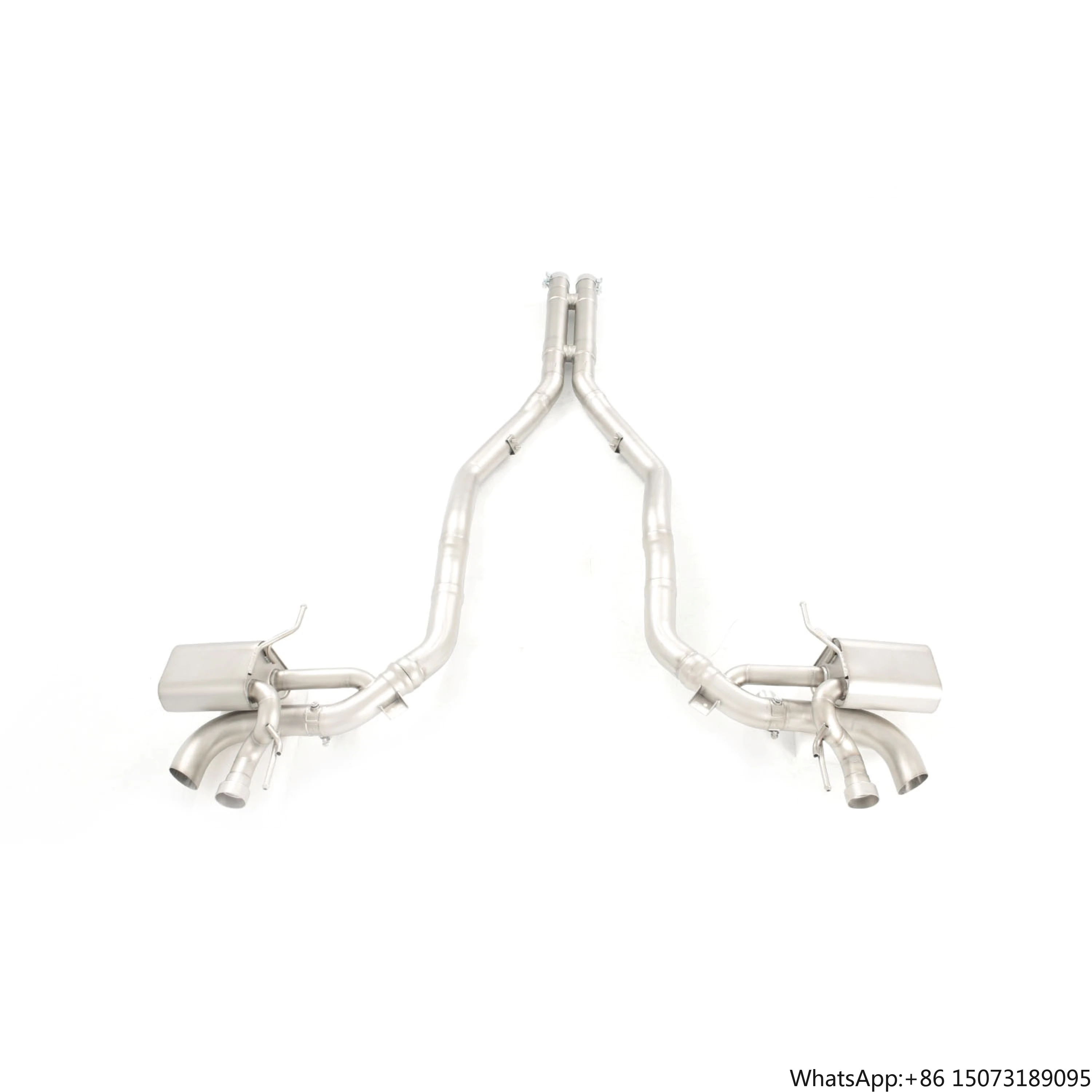 

CGW High Performance SUS304 Full Catback Exhaust Tip Muffler Pipes for 812