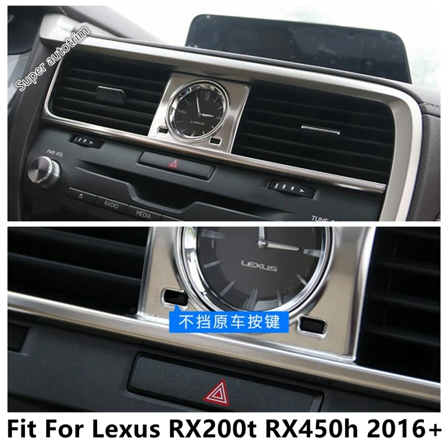 

Central Control Air Conditioning AC Outlet Vent Panel Strip Cover Trim Accessories For Lexus RX RX450h 2016 2017 2018 2019 2020