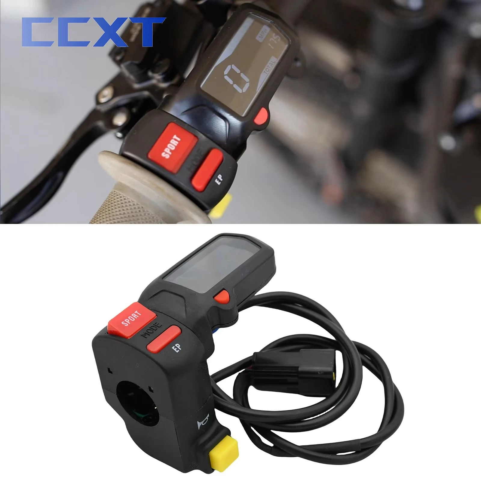 دراجة كهربائية ساعة متر سرعة متر الجمعية عداد السرعة SPORT/EP وضع الطاقة التبديل القرن التبديل لضوء النحل X & S ل X260 X160