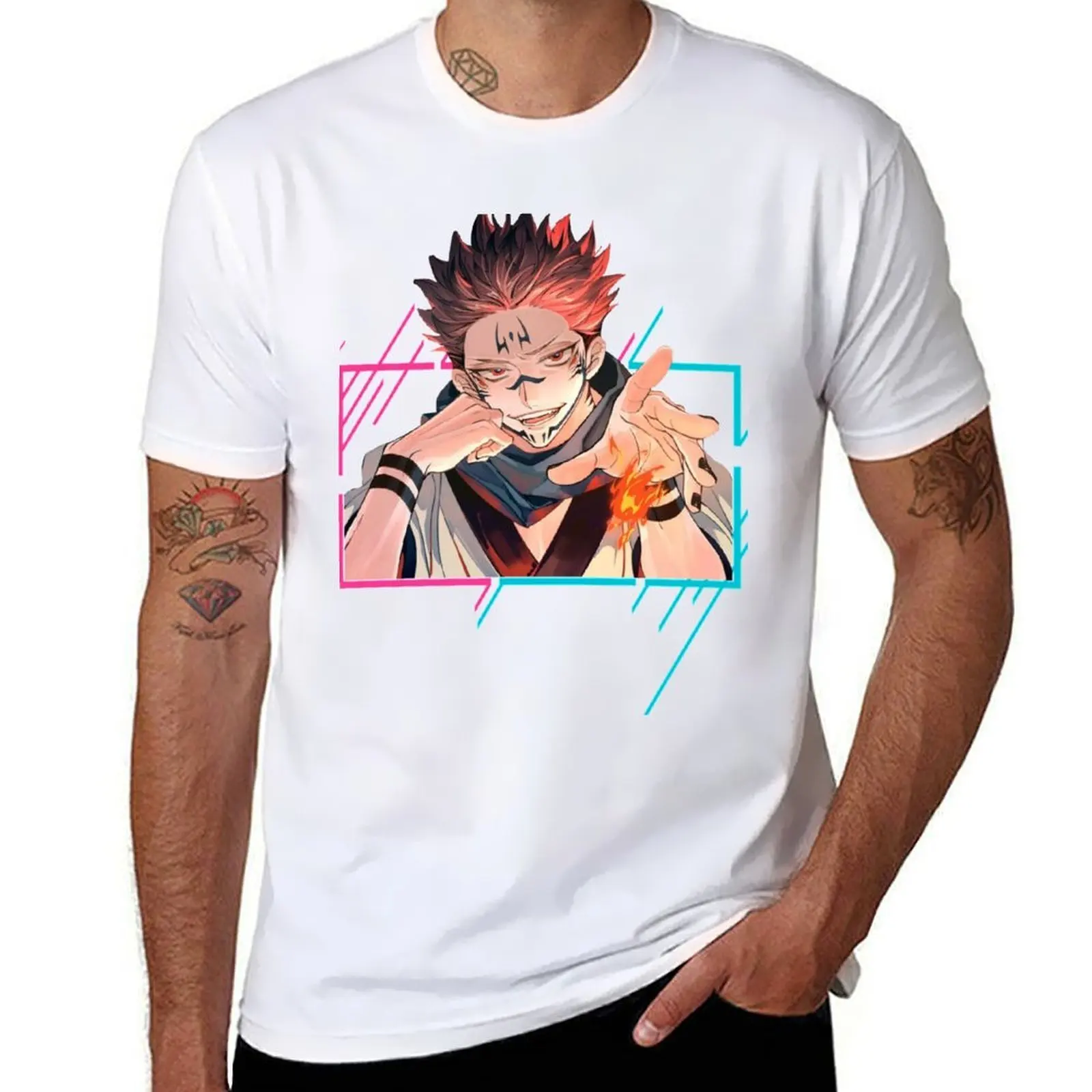

Sukuna T-Shirt anime tshirt man t shirts for men casual T-Shirt