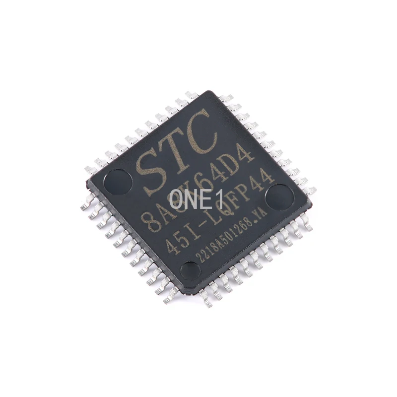 1PCS/lot New original STC8A8K64D4-45I-LQFP44 1T 8051 microprocessor microcontroller chip