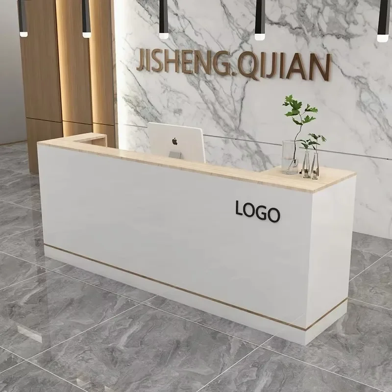 

Reception DesksModern Bar Luxury Beauty Office Salon Reception Desks Checkout Counter Mostrador Negocio Commercial Furniture