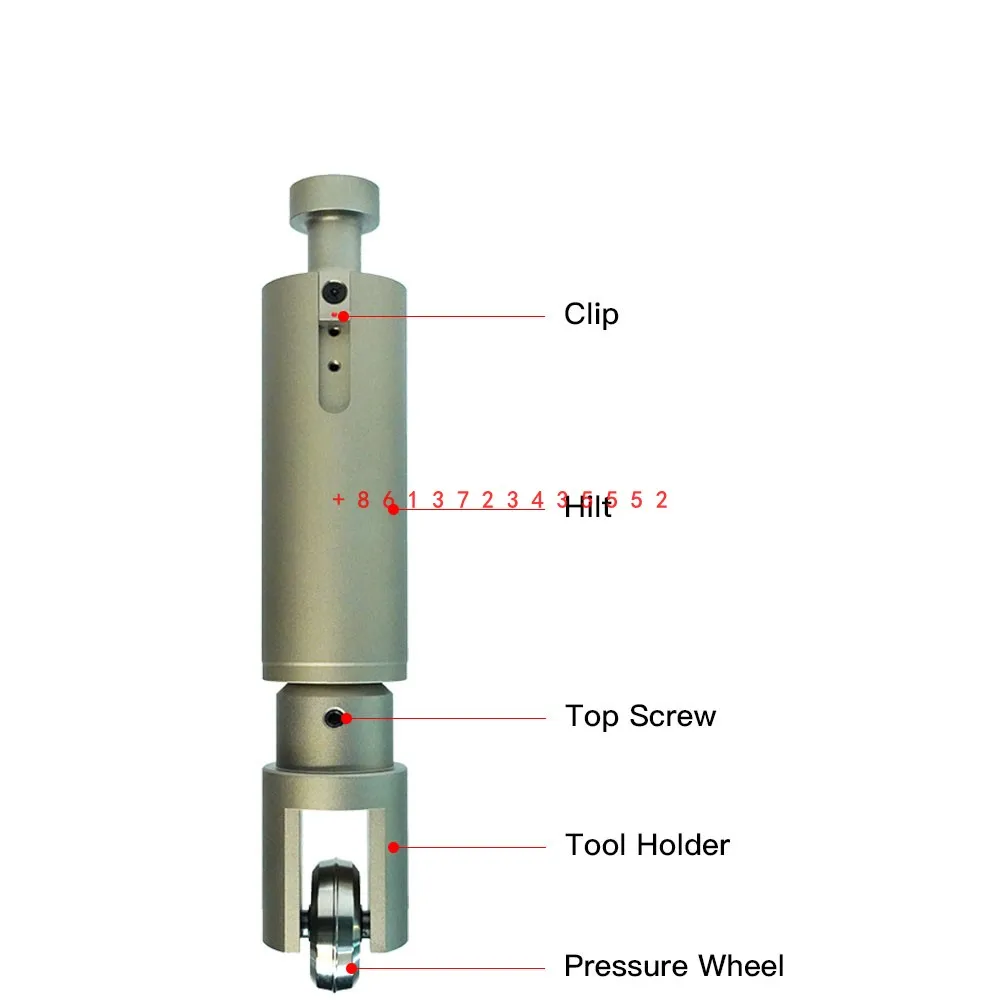 CNC Vibrating Knife Cutting Machine Indentation Knife Head Pressing Wheel