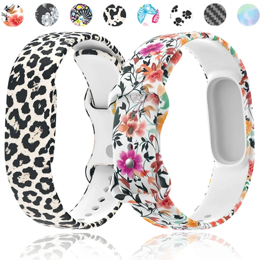 Printing Soft Silicone Strap for Google Fitbit Air Comfortable Breathable Wristband Replacement for Google Fitbit Air Watchband