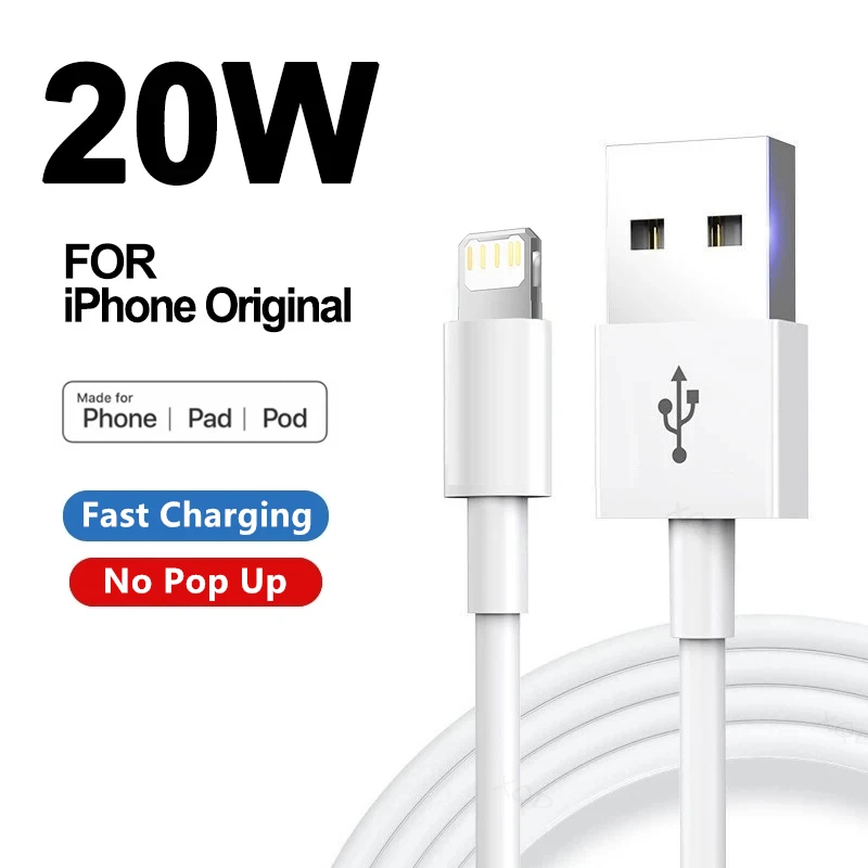 애플 아이폰 X XR XS 14 8 7 6S 6 플러스 13 12 11 프로 맥스 SE 아이패드용 고속 충전 USB 데이터 코드 충전기 케이블, 1m 2m 3m