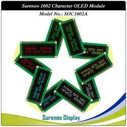 Real OLED Display, 1602 162 Character Parallel LCD Module Display LCM Screen, Build-in WS0010, Support Serial SPI
