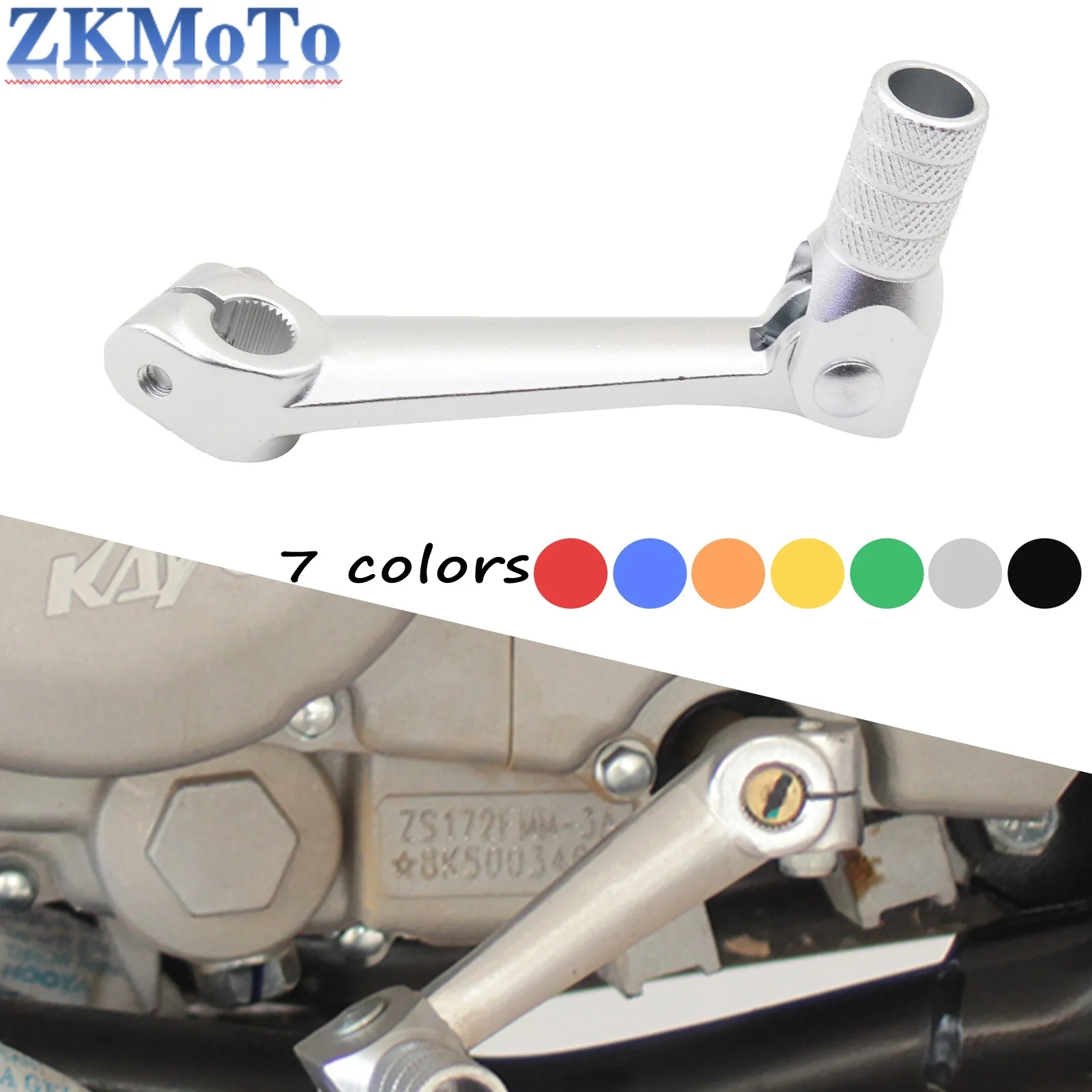 Palanca de cambio de marchas de aluminio plegable Universal para motocicleta ATV para ZongShen NC250 BSE Apollo Kayo T2 T4 110-250cc 250 Dirt Bik