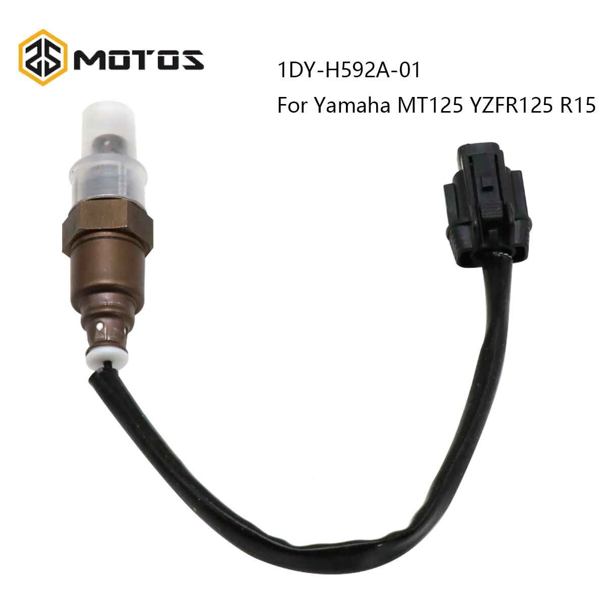 ZS MOTOS Oxygen Sensor 1DY-H592A-01 Exhaust System Oxygen Sensor For Yamaha MT125 YZFR125 R15 2014-2017 Year