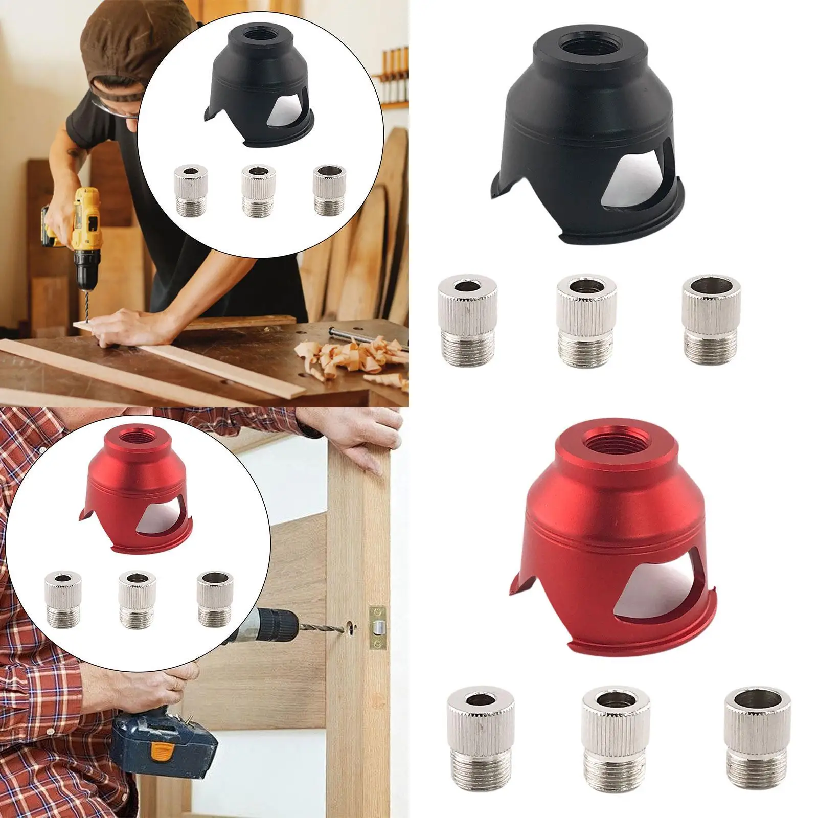 

Straight Hole Drilling Locator Spare Parts Replace Punch Dowel DIY Woodworking Tool Vertical Hole Puncher for Woodwork Carpentry