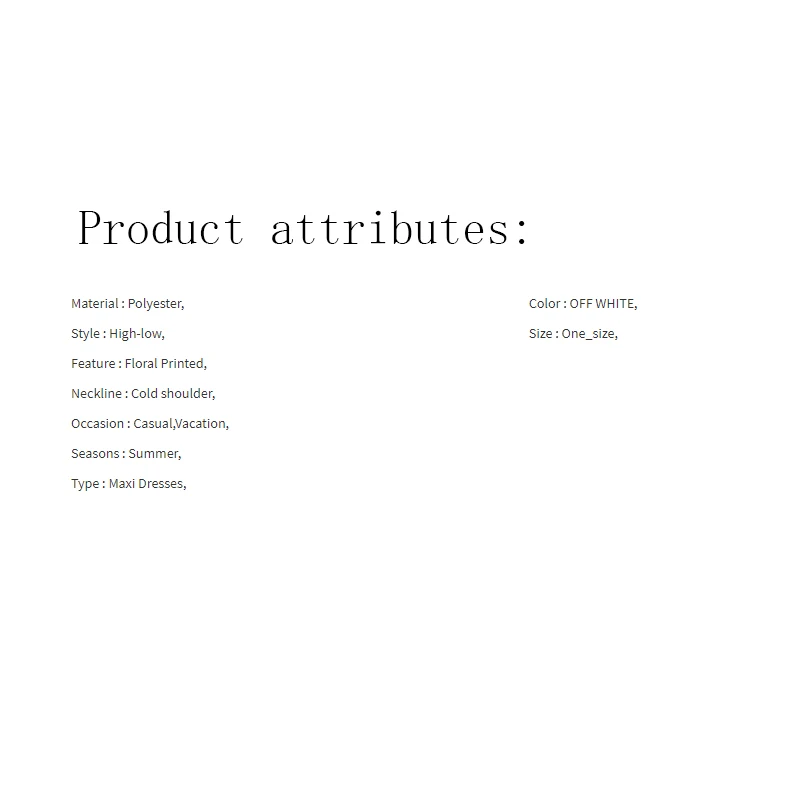 Party Dresses New Arrival Women High-low Floral Printed Cold shoulder Maxi Dresses for Casual and Vacation Occasion