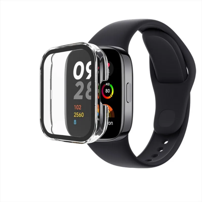 إطار حماية كامل التغطية ، شاومي مي ووتش 3 لايت ، ساعة ريدمي 3 ، غطاء حافظة واقي ، خفف لساعة ريدمي