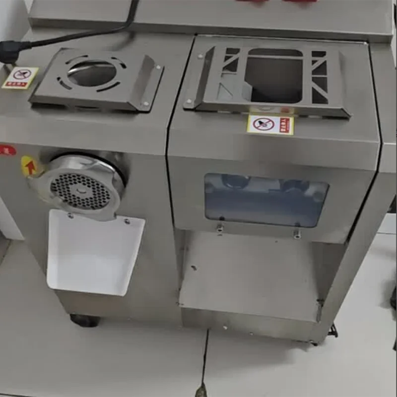 Beef Meat Cube Cutter Machine,sausage Stuffer,Automatic Fresh Butchery Chicken Meat Cube Cutting Machine