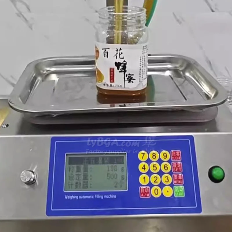 200W Automatic Filling Machine LY-L15 Optional 220V 110V Viscous Liquid Honey Paste Desktop Digital Liquid Filling Equipment