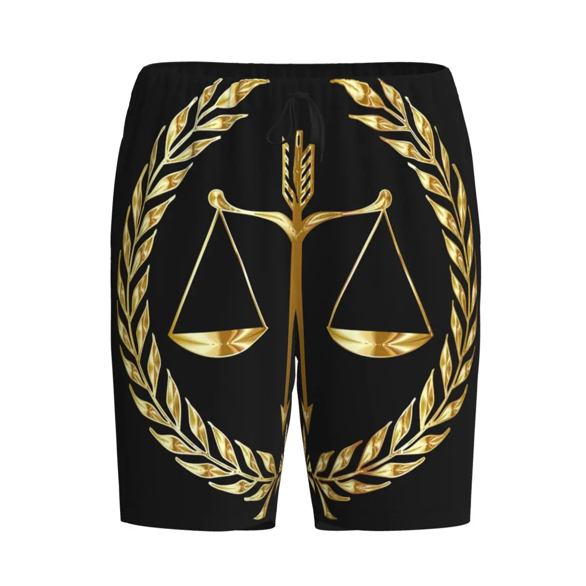 

Custom Gold Scales Of Justice Law Logo Lawyer Legal Party Shorts Sleeping Pants Men Pajama Pants Lounge Sleep Sleepwear Bottoms