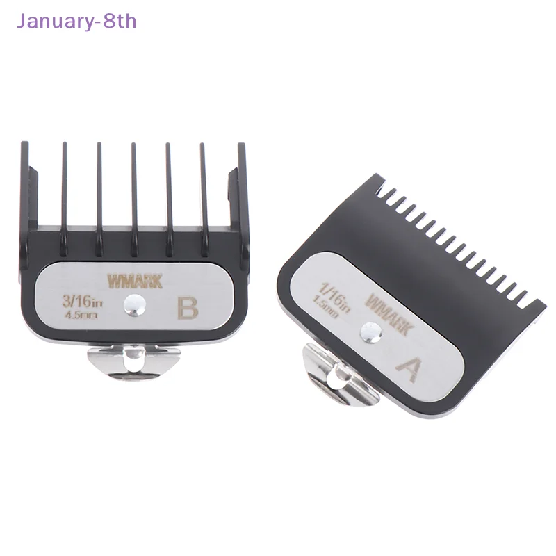 1.5MM+4.5MM Black Hair Clipper Limit Comb Cutting Guide Replaceable Universal