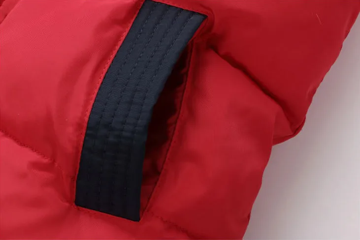 2026 Winter Kinderwesten Warme Kapuzenweste Ärmellose Jacke für Kleinkinder Baumwoll-Kinderkleidung Jungen Mädchen Oberbekleidung – Detail 8