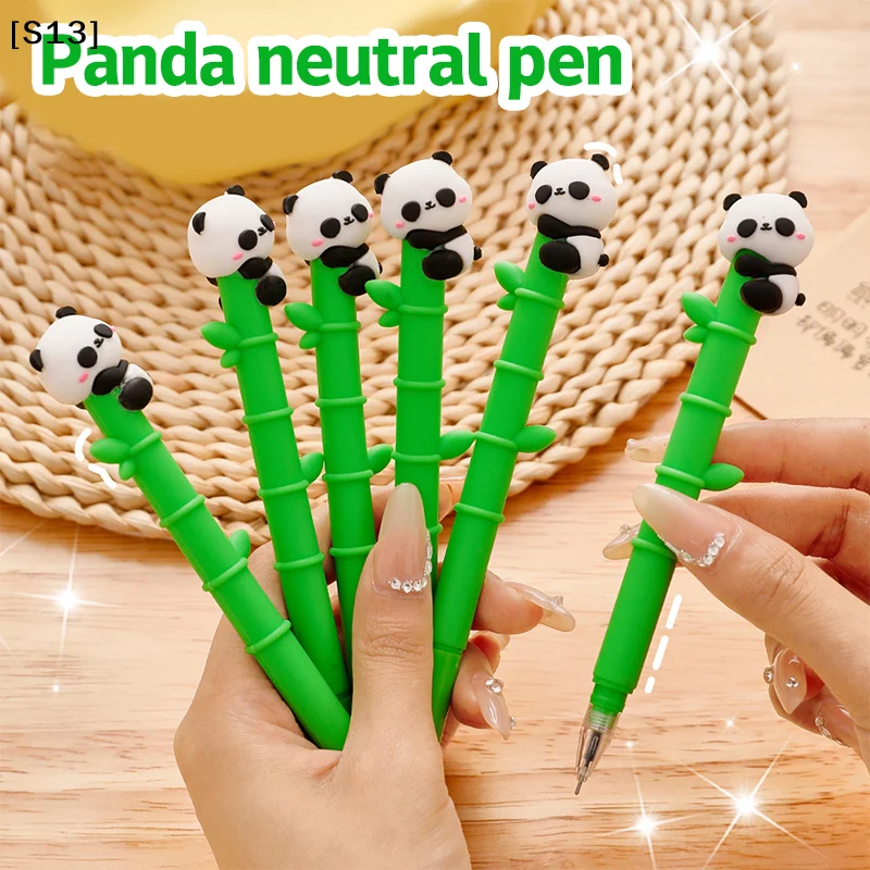 

Creative Quick-Drying Neutral Pens Cartoon Cute Panda Ballpoint Pen Writing Smoothly Signature Pen Office School Supplies[Q]Q@