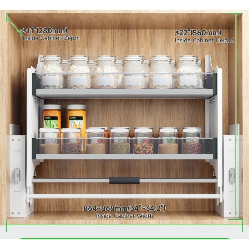 pull-down shelf kitchen glass lift basket organizer cabinet automatic basket elevator basket