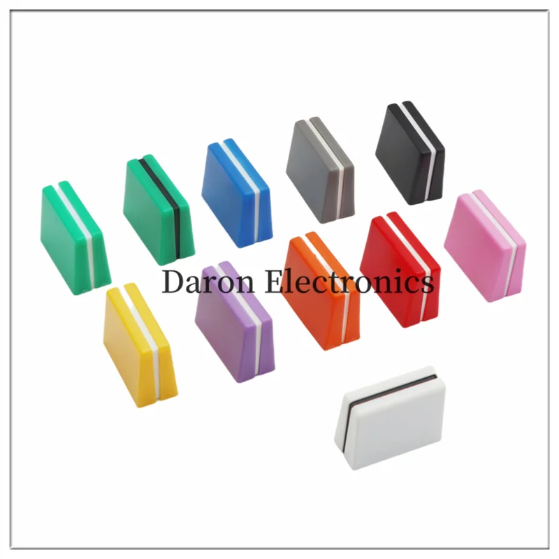 Plastic sliding recommended cap 20*9*15 square hole 1*4mm mixing console push key sliding potentiometer push cap