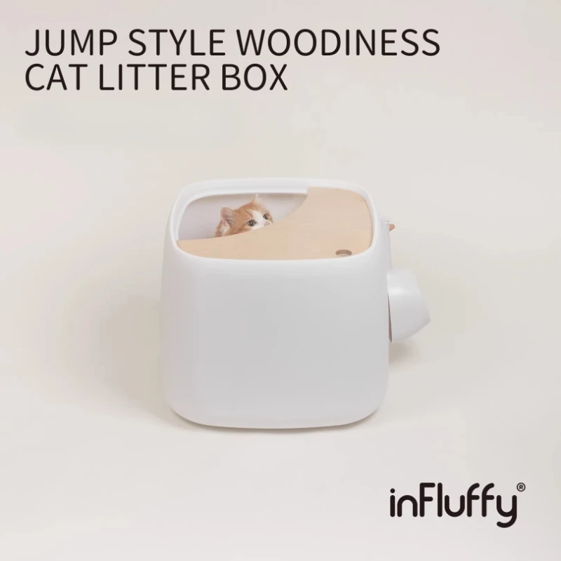 

Side Entrance Hiding cat Litter Box Plastic Sandbox Toilet cat Litter Box Closed Self-Cleaning Areneros Para Gatos Pet Products