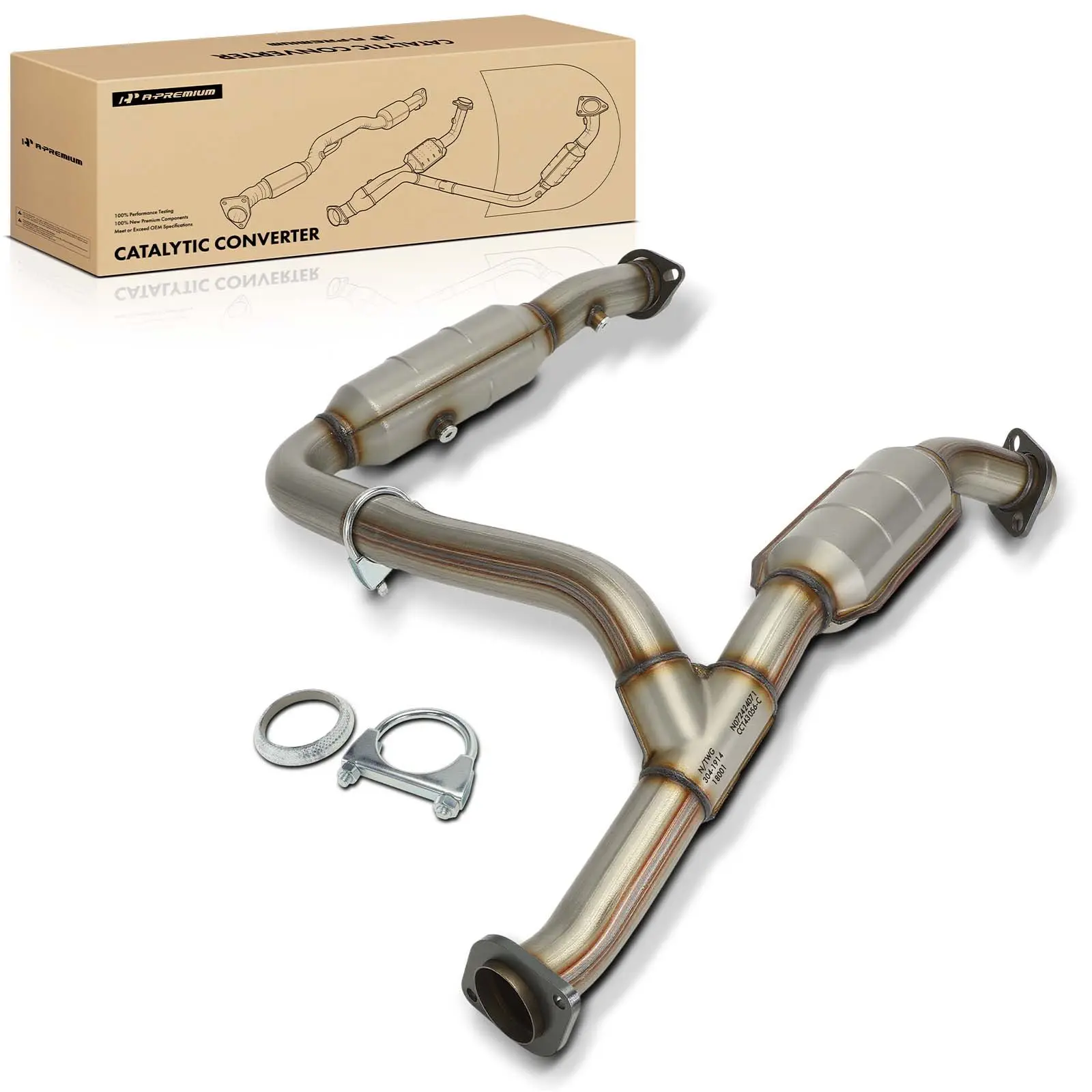 A-Premium Catalytic Converter for Ford Explorer 2006-2010 Explorer Sport Trac 2007-2010 Mercury Mountaineer 2006-2010