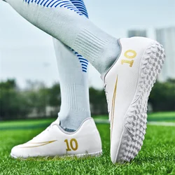 Men Soccer Shoes Boy‘s LOW Ankle Football Boots Men's Sneaker Turf Soccer Cleats Outdoor Professional Futsal Footwear EUR32-46