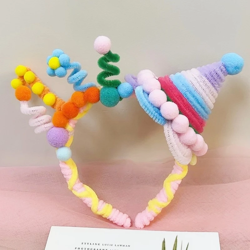 

1PC Birthday Atmosphere Girls Headband Party Supplies Headpieces for Costume Balls and Weddings Birthday Party Headwear