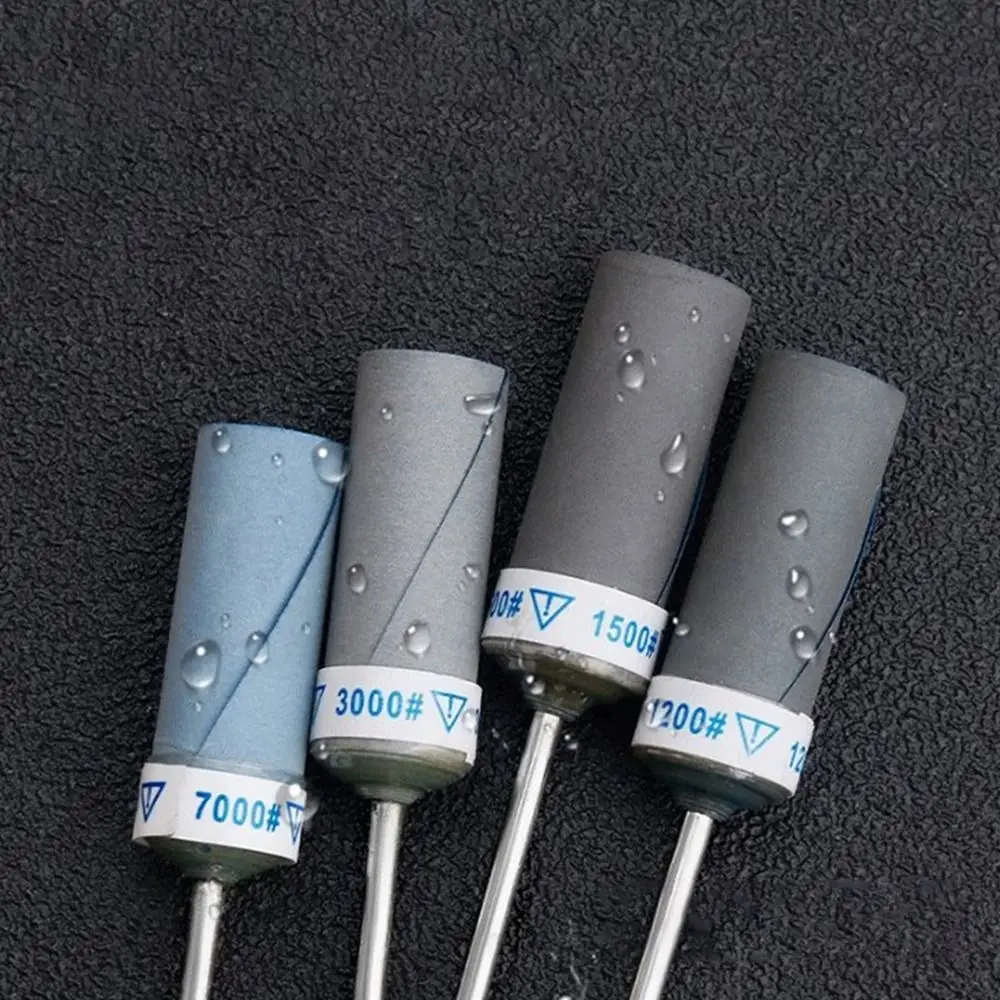 1Pcs Sanding Drum Sandpaper Stick 2.35mm Shank Rotary Tools Sanding Bands Belt 180-7000 Grits Abrasive Grinding Wheels Head