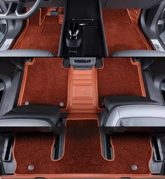 

High quality Rugs,Custom full set car floor mats for BMW X7 G07 2026-2019 6 7 seats waterproof double layers carpets for X7 2024