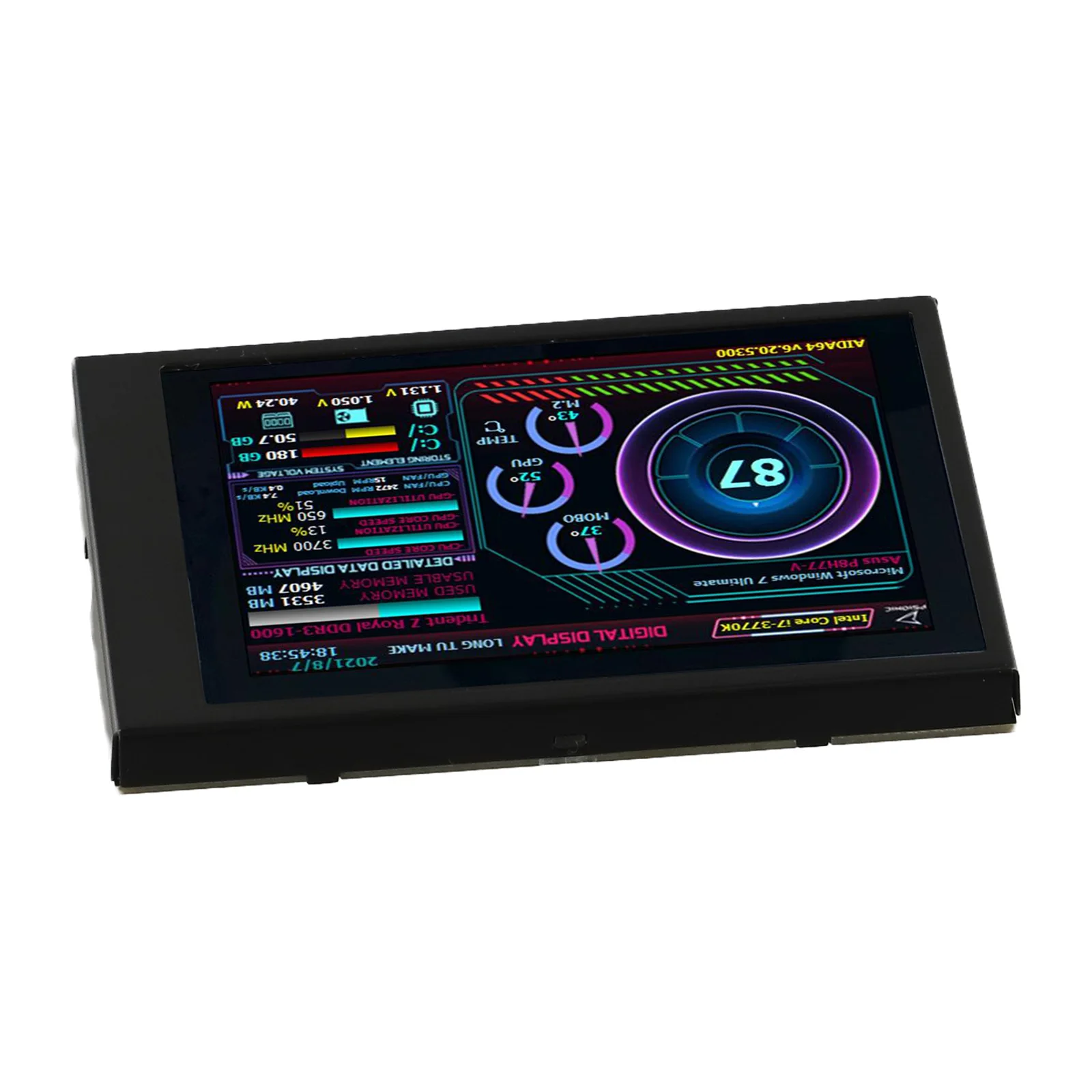 Energy Saving 3.5 Inch Display Multiple Themes Support 1-click Theme Switching Operation for windows Compatibility