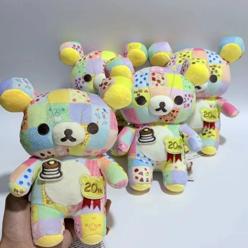 

San-X20 см Кагосима 20-летие Rilakkuma плюшевая игрушка милый медведь лоскутная кукла сумка кулон украшение брелок подарок-сюрприз