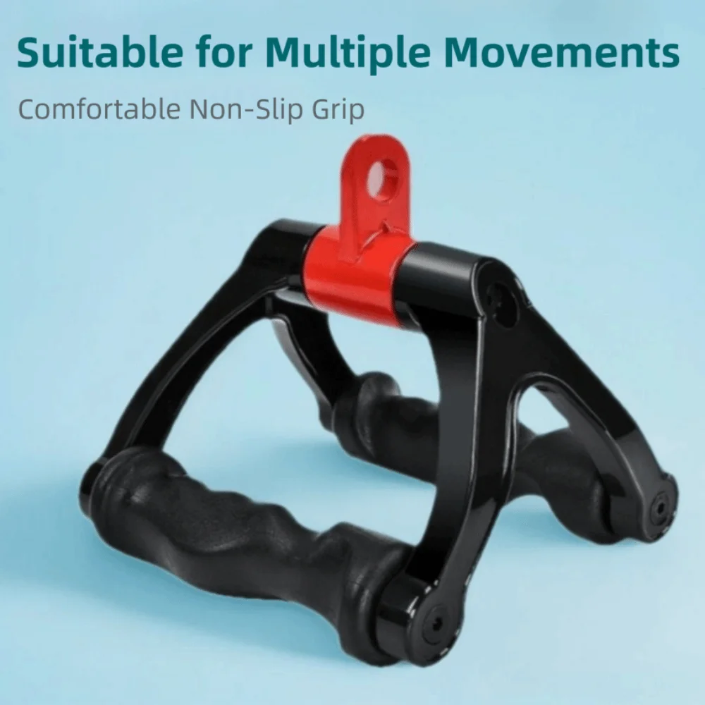 V-Bar Fitness Pull Down Handle 360° Rotating Ergonomics V-Shaped Handle Strengthen Back Sturdy Fitness Equipment Unisex