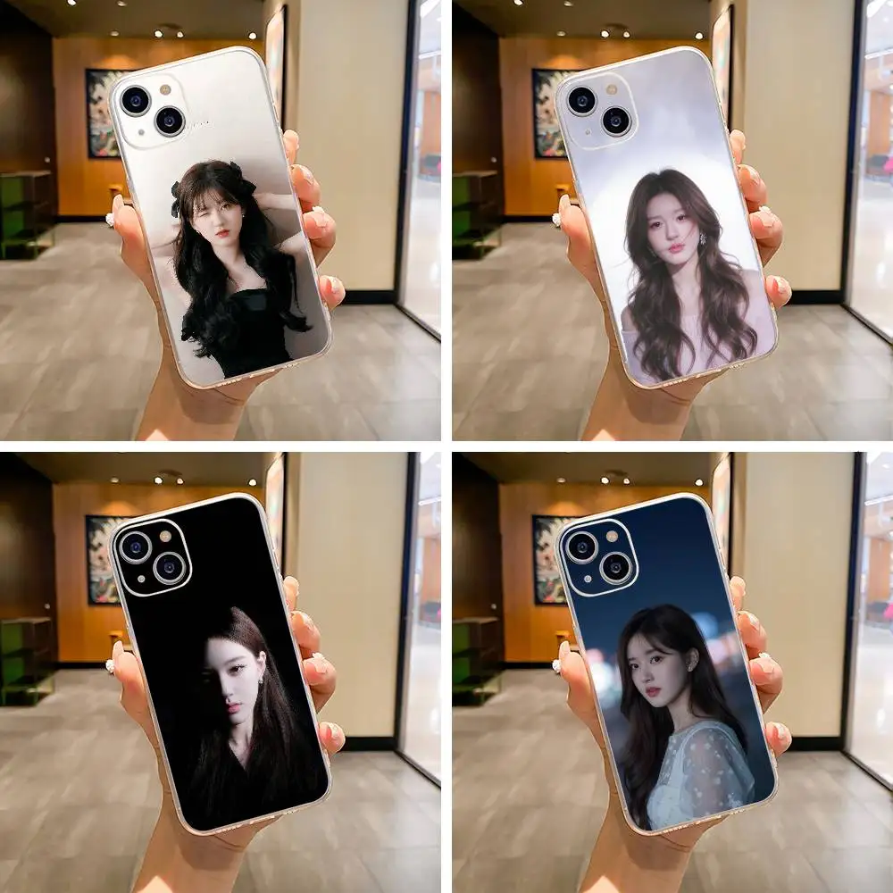 

Chinese actress-Zhao Lusi Phone Case For iPhone17,16,15,14,13,12,11 ,Pro Max, Plus Soft Silicone Transparent Cover