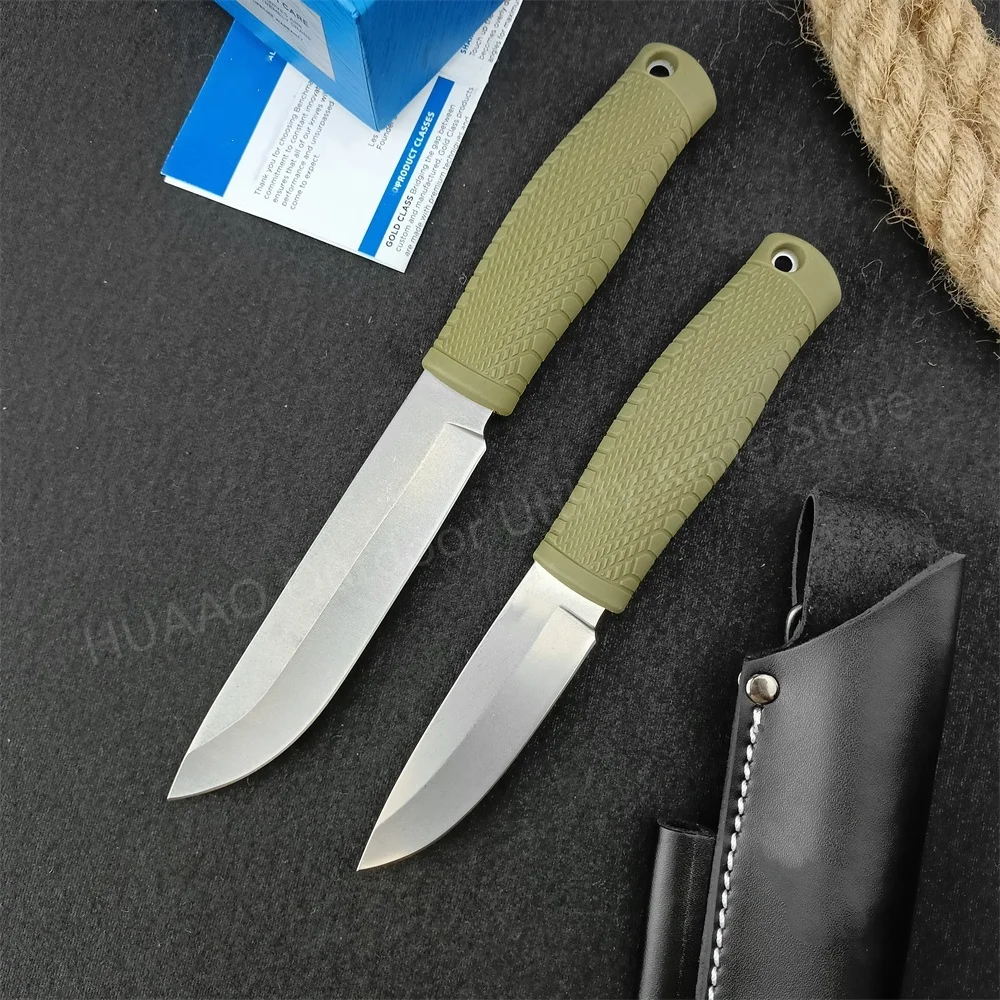 TOP Selling BM 202 200 Fixed blade knife Nylon Fiber handle EDC High Quality Outdoor Survival Camping Hiking Hunting Tools