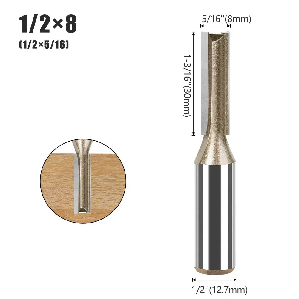 Different Specifications Two Flutes Mm Hardwoods Laminate Cutting Performance H Mm Manual Measurement Deviation