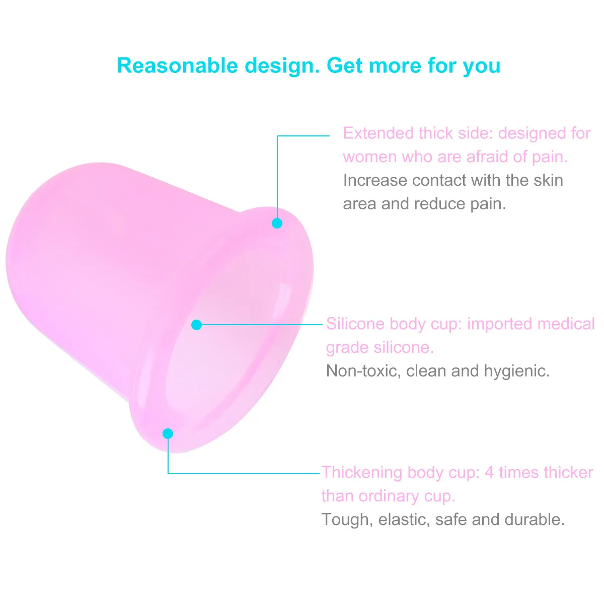 

5Pcs Transparent Silicone Massage Cupping Therapy Body Cups Vacuum Suction Pain Relief Anti Cellulite Lymphatic Drainage